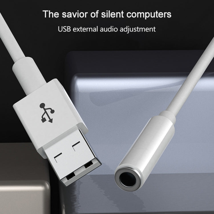 AU002 USB-A to 3.5mm Audio Adapter Cable