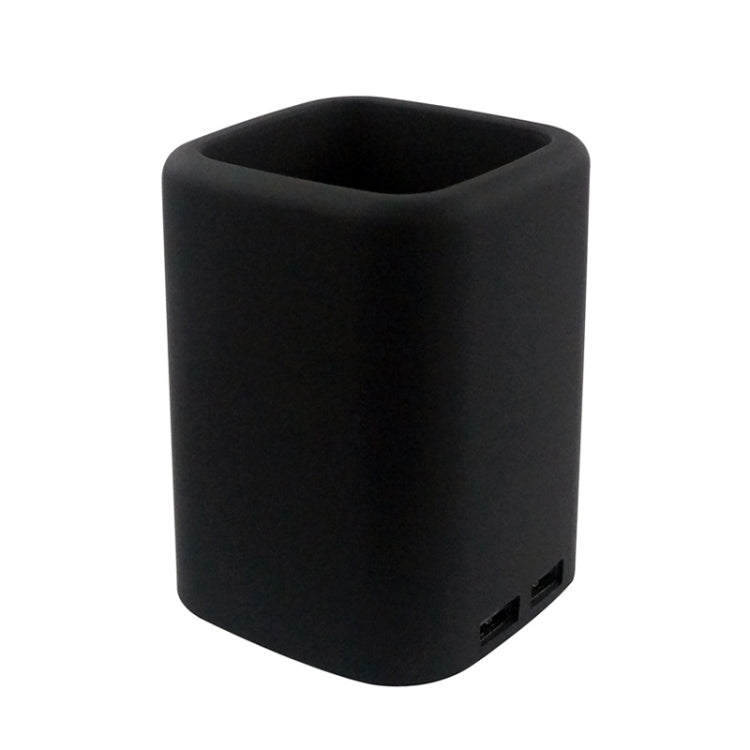 Hongsamde CD-1050 Light-emitting Pen Holder with Dual USB Charging Interfaces