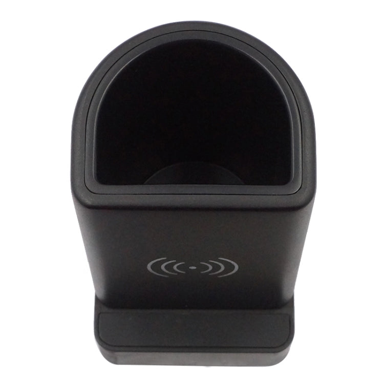 Hongsamde CD-1057 10W QI Pen Holder Shape Wireless Charger for All QI Wireless Charging Devices, with USB-C / Type-C & Dual USB Interfaces
