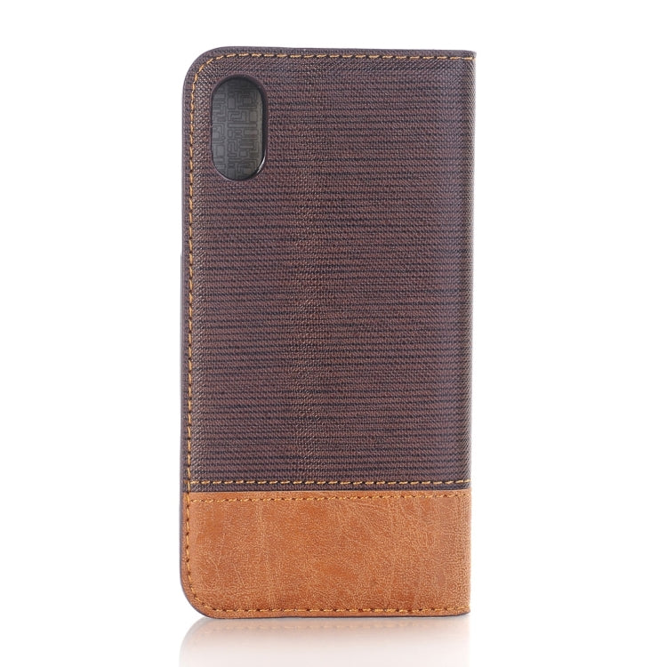 For iPhone X / XS Cross Texture Horizontal Flip Leather Case with Holder & Card Slots & Wallet & Photo Frame,
