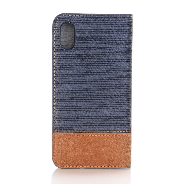 For iPhone X / XS Cross Texture Horizontal Flip Leather Case with Holder & Card Slots & Wallet & Photo Frame,