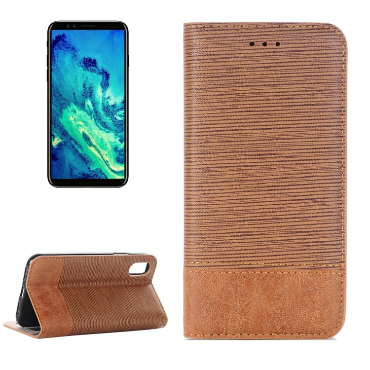 For iPhone X / XS Cross Texture Horizontal Flip Leather Case with Holder & Card Slots & Wallet & Photo Frame,