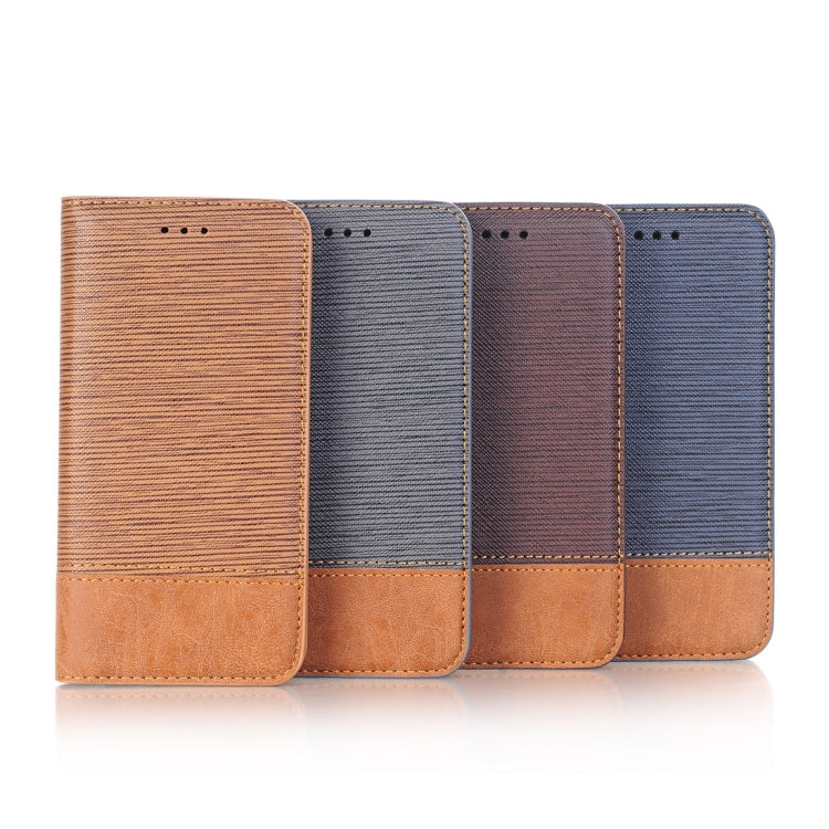 For iPhone X / XS Cross Texture Horizontal Flip Leather Case with Holder & Card Slots & Wallet & Photo Frame,