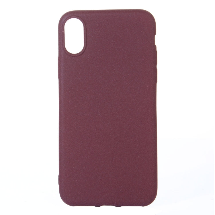 For iPhone X / XS Frosted Solid Color