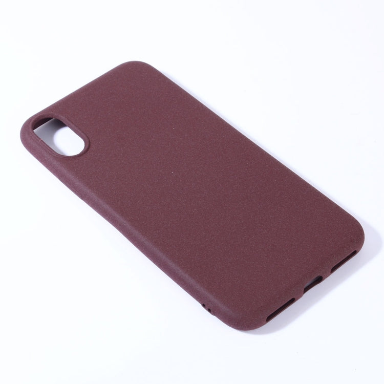 For iPhone X / XS Frosted Solid Color