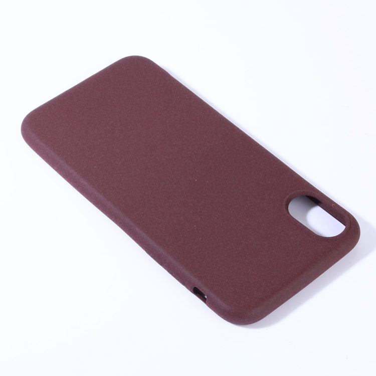 For iPhone X / XS Frosted Solid Color