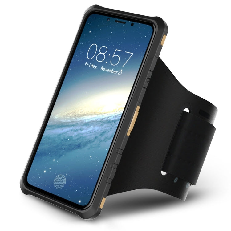 For iPhone X / XS Gearwheel Style TPU + PC Multi-function Outdoor Sports Protective Back Cover Case With 360 Degree Rotatable Holder & Armband