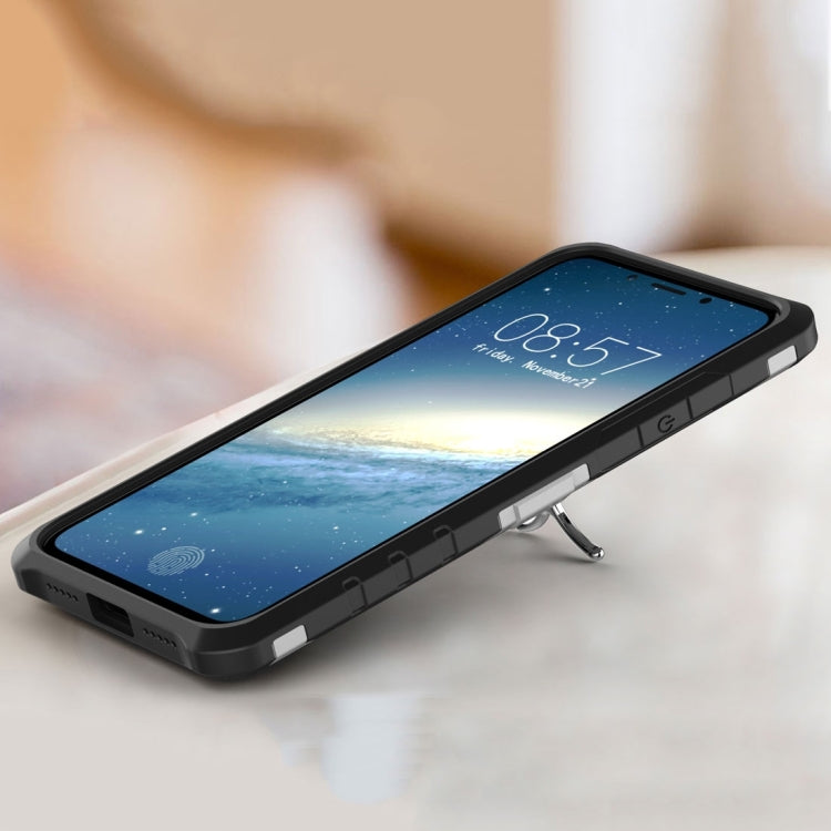For iPhone X / XS Gearwheel Style TPU + PC Multi-function Outdoor Sports Protective Back Cover Case With 360 Degree Rotatable Holder & Armband