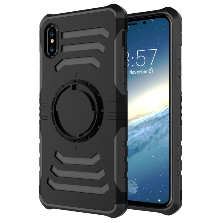 For iPhone X / XS Multi-function Outdoor Sport  PC + TPU  Protective Back Cover Case with Armband