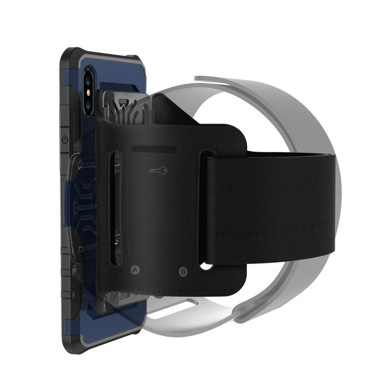 For iPhone X / XS Multi-function Outdoor Sport  PC + TPU  Protective Back Cover Case with Armband