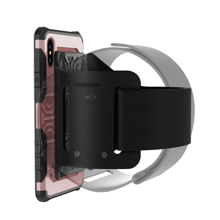 For iPhone X / XS Multi-function Outdoor Sport  PC + TPU  Protective Back Cover Case with Armband
