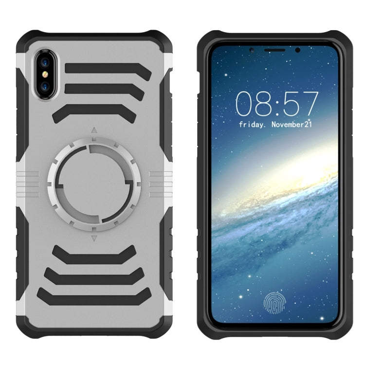 For iPhone X / XS Multi-function Outdoor Sport  PC + TPU  Protective Back Cover Case with Armband