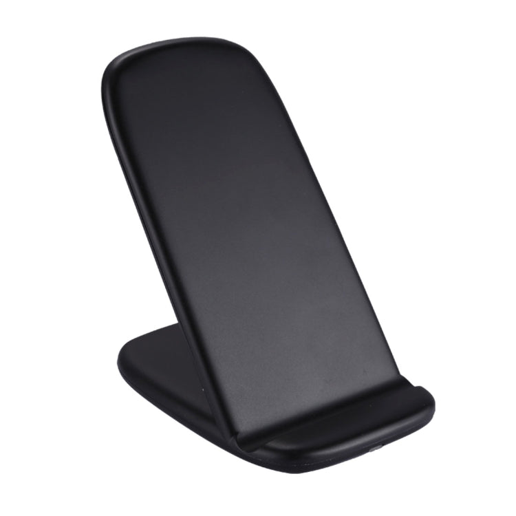 H7 Double Coils Fast Charging Wireless Charger Stand with Micro USB Cable, For iPhone, Galaxy, Huawei, Xiaomi, LG, HTC and Other Smart Phones (Black)