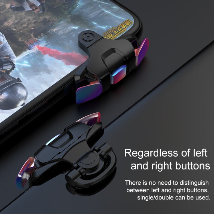 3rd Gen Eating Chicken Metal Colorful Physical Auxiliary Button Shooting Game Controller, 1 Pair