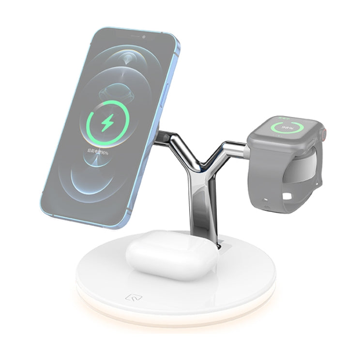 3 in 1 15W Multi-function Magnetic Wireless Charger for Mobile Phones & Apple Watches & AirPods