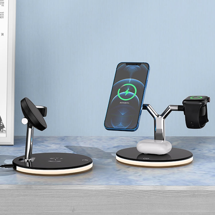 3 in 1 15W Multi-function Magnetic Wireless Charger for Mobile Phones & Apple Watches & AirPods