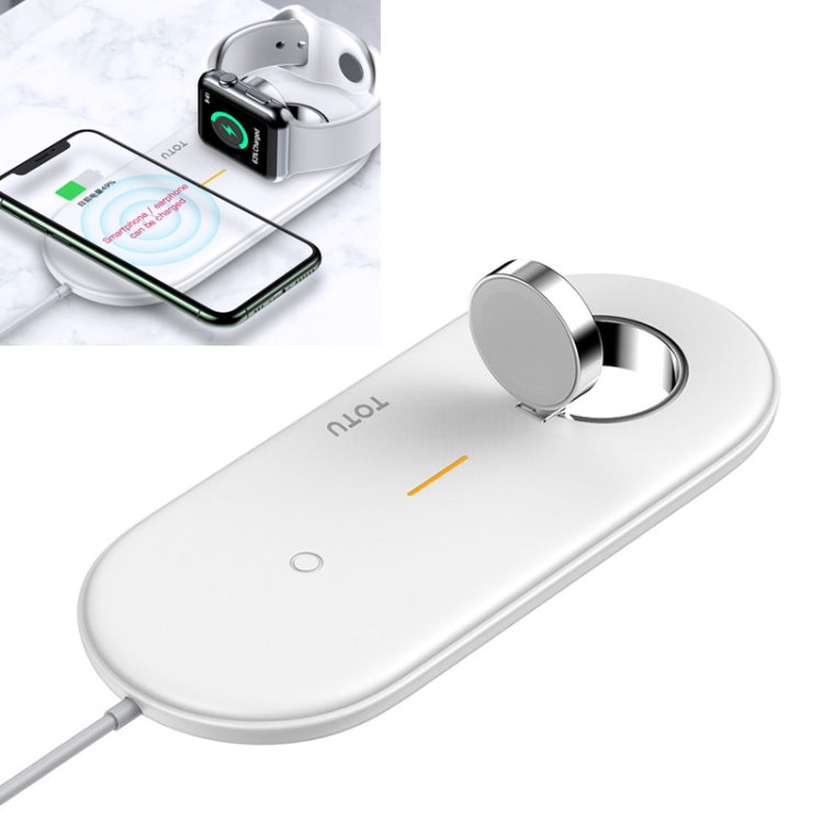 TOTUDESIGN CACW-028 Glory Series 2 in 1 10W Intelligent Wireless Charger