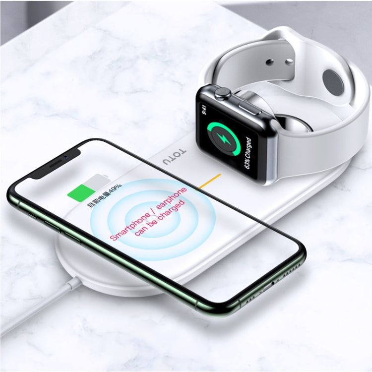 TOTUDESIGN CACW-028 Glory Series 2 in 1 10W Intelligent Wireless Charger