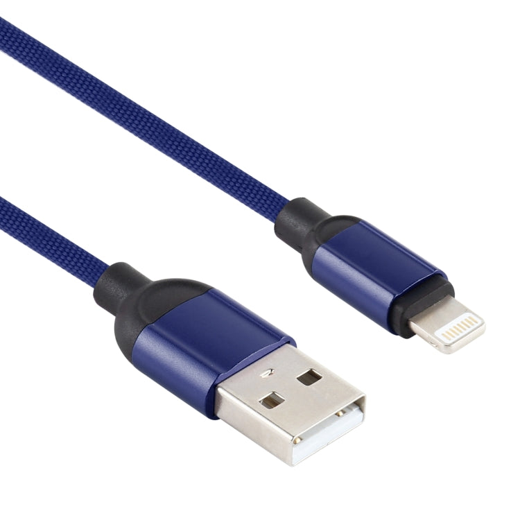 3A USB to 8 Pin Braided Data Cable, Cable Length: 1m
