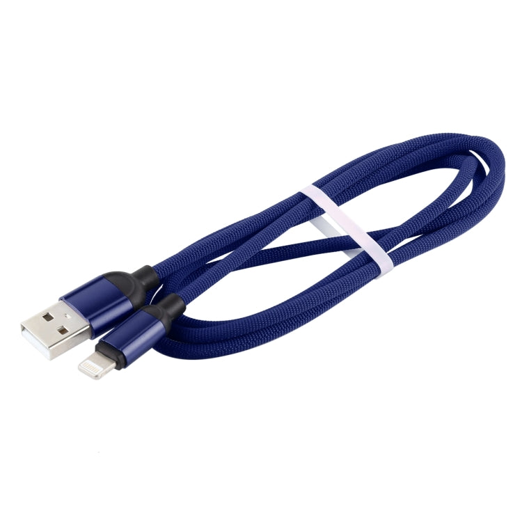 3A USB to 8 Pin Braided Data Cable, Cable Length: 1m