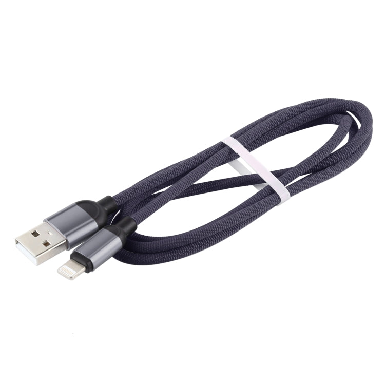 3A USB to 8 Pin Braided Data Cable, Cable Length: 1m