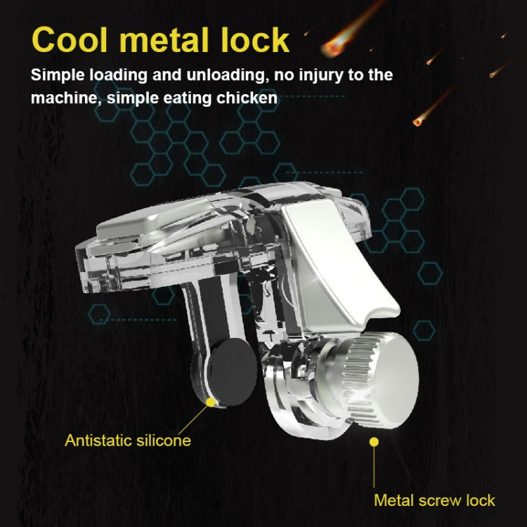 X6 1 Pair Eating Chicken Four Fingers Six Keys Auxiliary Button Game Handle