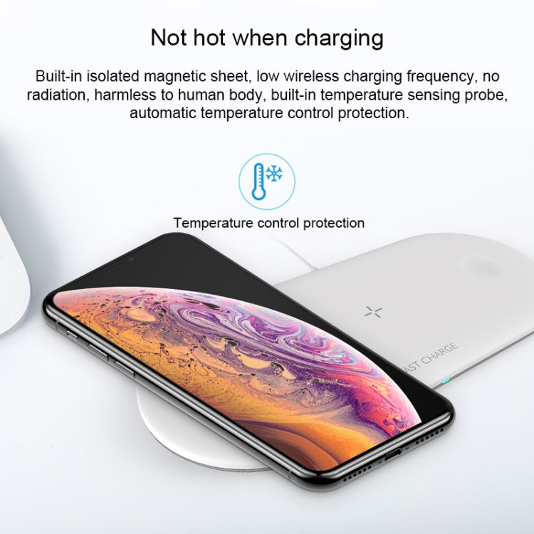 OJD-48 3 in 1 Quick Wireless Charger for iPhone, Apple Watch, AirPods
