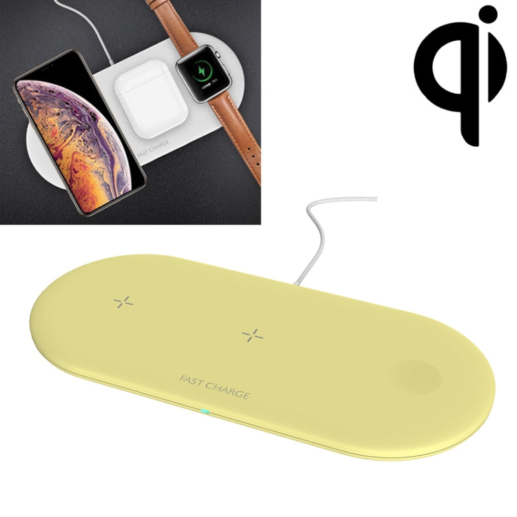 OJD-48 3 in 1 Quick Wireless Charger for iPhone, Apple Watch, AirPods