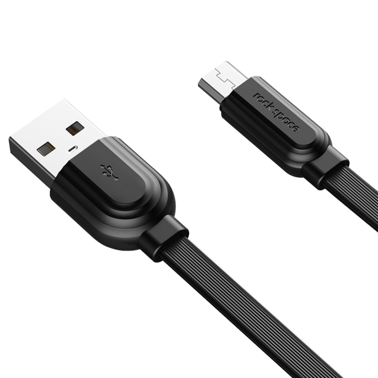 ROCK S5 2A Micro USB Charging + Data Synchronization TPE Flat Shape Data Cable, Cable Length: 1m