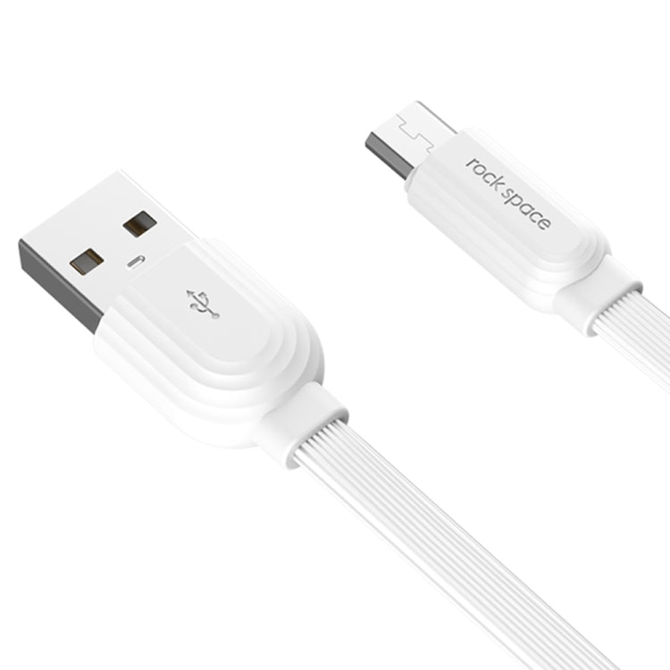ROCK S5 2A Micro USB Charging + Data Synchronization TPE Flat Shape Data Cable, Cable Length: 1m