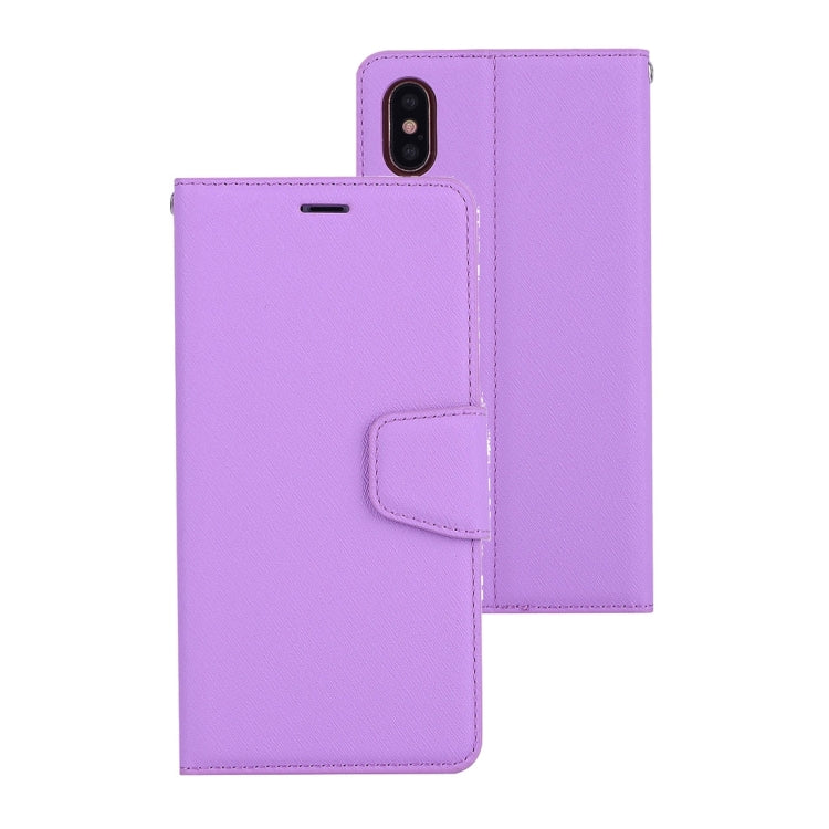 For iPhone X / XS Silk Texture Horizontal Flip Leather Case with Holder & Card Slots & Wallet & Photo Frame