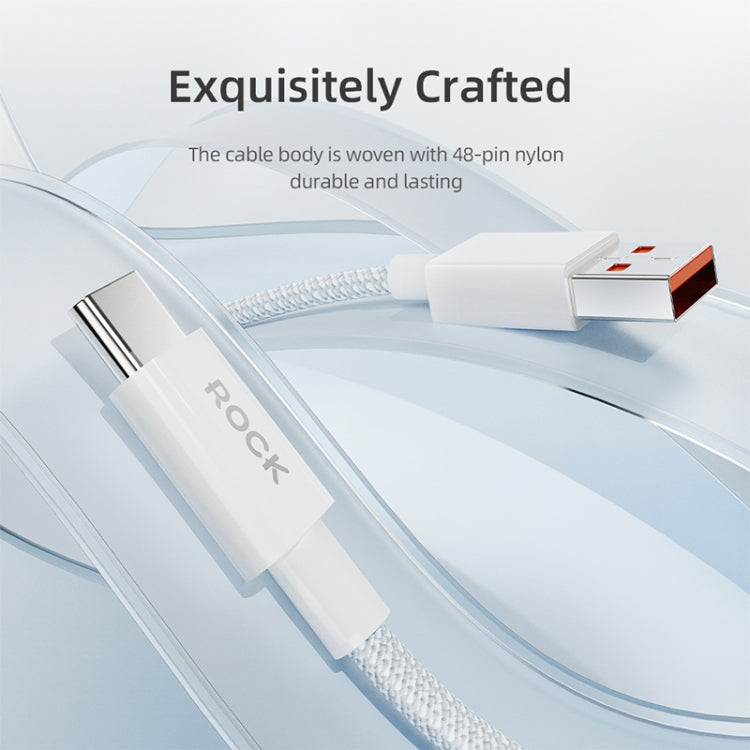 ROCK Z20 1m 6A USB to USB-C / Type-C Fast Charging Data Cable