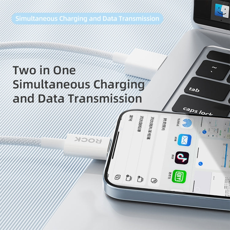 ROCK Z20 1m 6A USB to USB-C / Type-C Fast Charging Data Cable