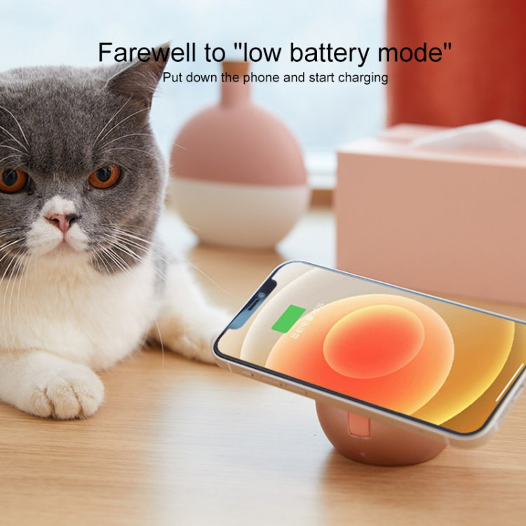 C101 Cute Cat Shape Magnetic Wireless Charging Stand Base