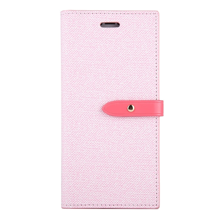 For iPhone X / XS GOOSPERY MILANO TPU + PU Linen Texture Horizontal Flip Leather Case with Card Slots & Wallet & Holder