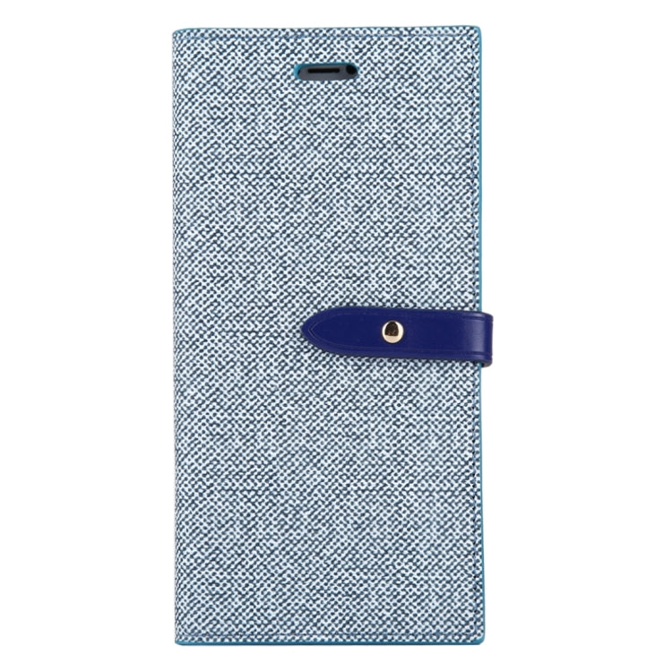 For iPhone X / XS GOOSPERY MILANO TPU + PU Linen Texture Horizontal Flip Leather Case with Card Slots & Wallet & Holder