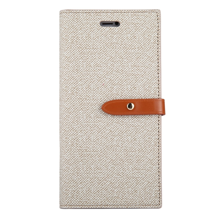 For iPhone X / XS GOOSPERY MILANO TPU + PU Linen Texture Horizontal Flip Leather Case with Card Slots & Wallet & Holder