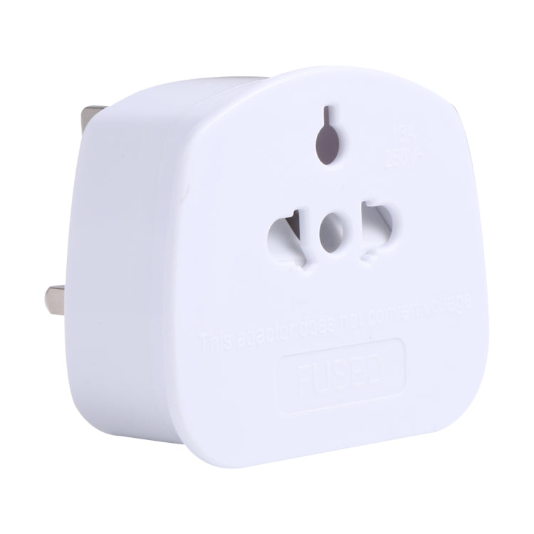 250V UK Plug to EU Plug US Plug Power Conversion Plug Converter (White)