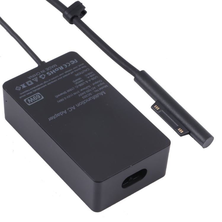SC202 15V 2.58A 69W AC Power Charger Adapter for Microsoft Surface Pro 6/Pro 5/Pro 4