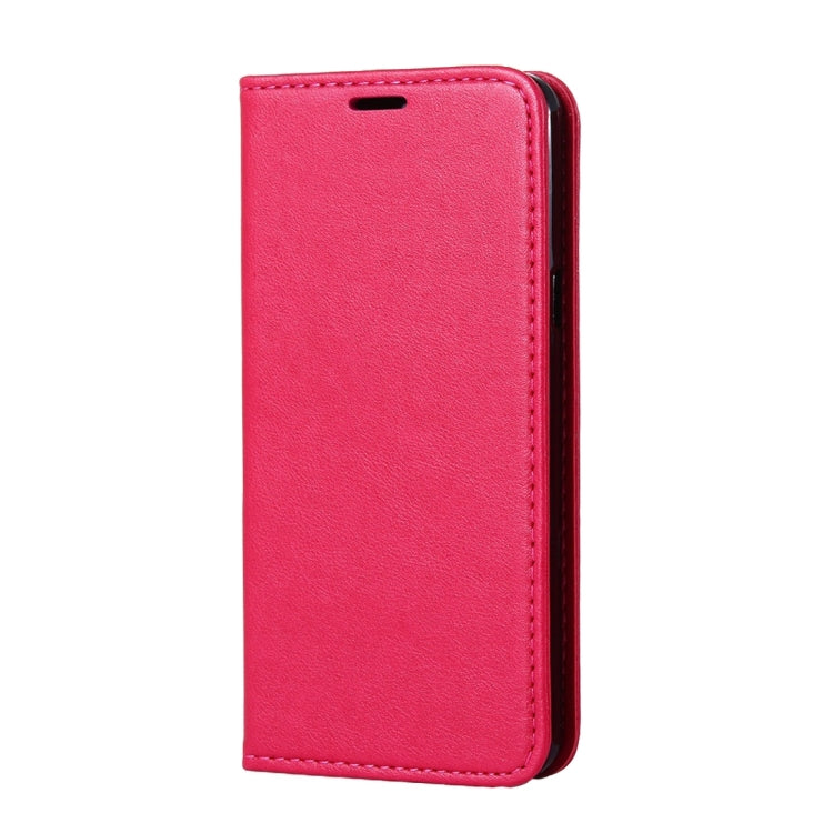 For iPhone X / XS Sheep Texture Casual Style with Magnetic Adsorption Horizontal Flip Leather Case with Holder & Card Slots