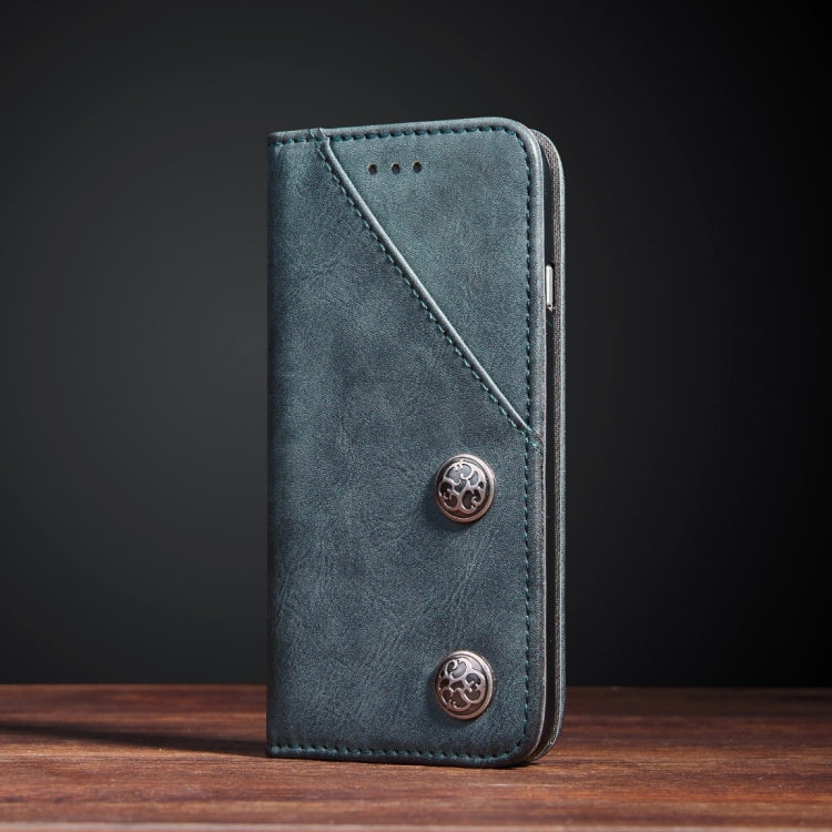 For iPhone X / XS Bronze Texture Casual Style with Absorption Horizontal Flip Leather Case with Holder & Card Slots