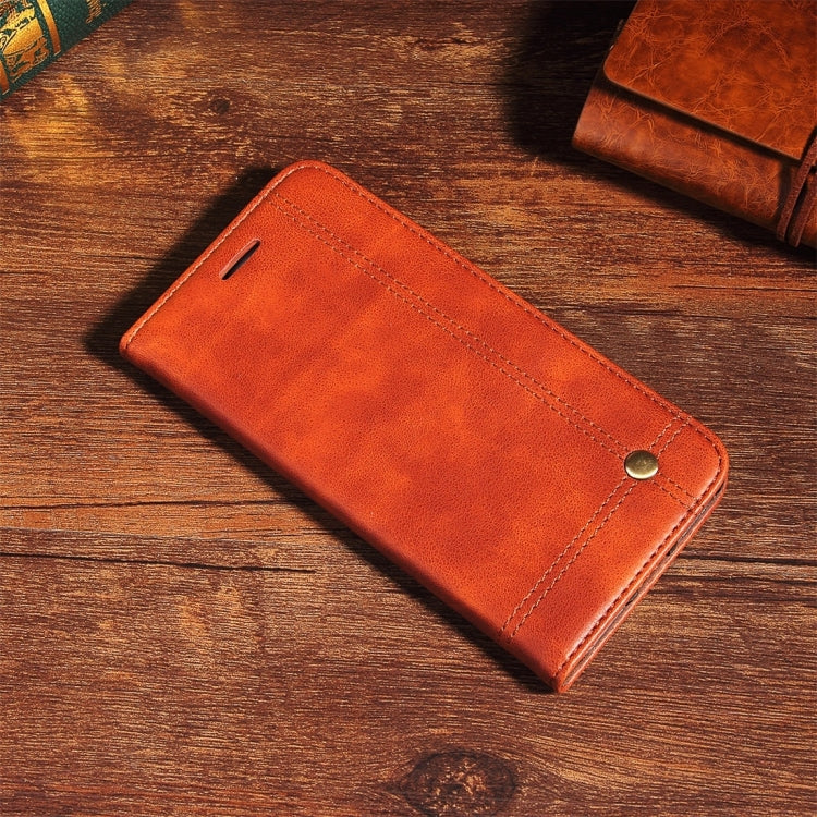 For iPhone X / XS Retro Crazy Horse Texture Casual Style Horizontal Flip Leather Case with Holder & Card Slots & Wallet