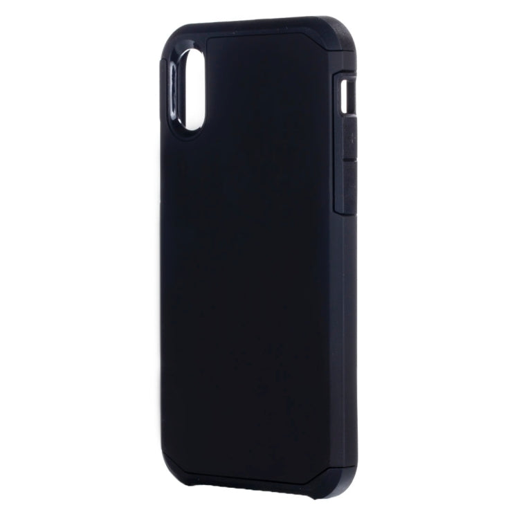 For iPhone X / XS PC + TPU Rugged Armor Combination Protective Back Cover Case