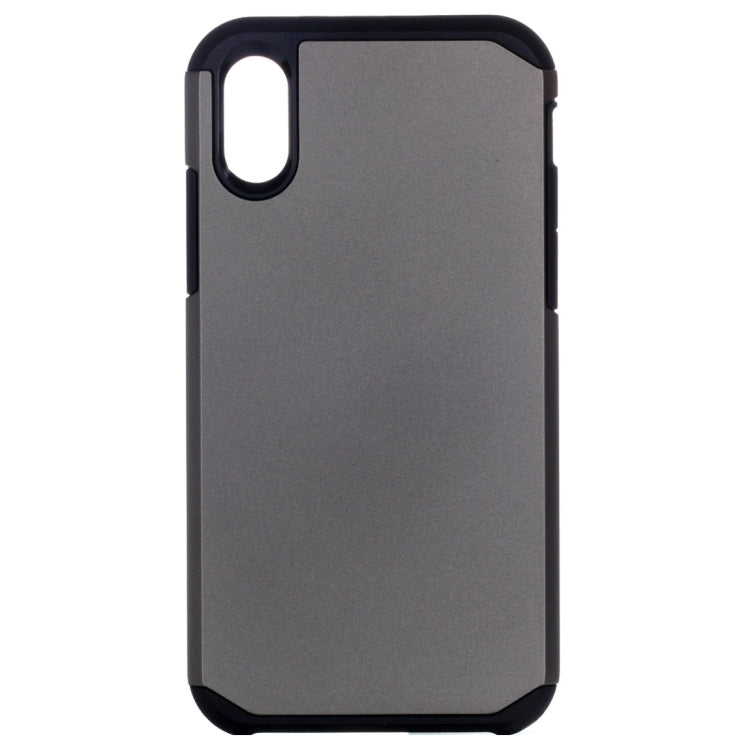 For iPhone X / XS PC + TPU Rugged Armor Combination Protective Back Cover Case