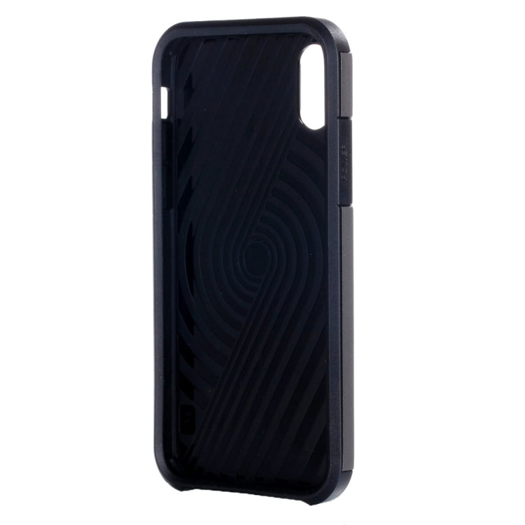 For iPhone X / XS PC + TPU Rugged Armor Combination Protective Back Cover Case