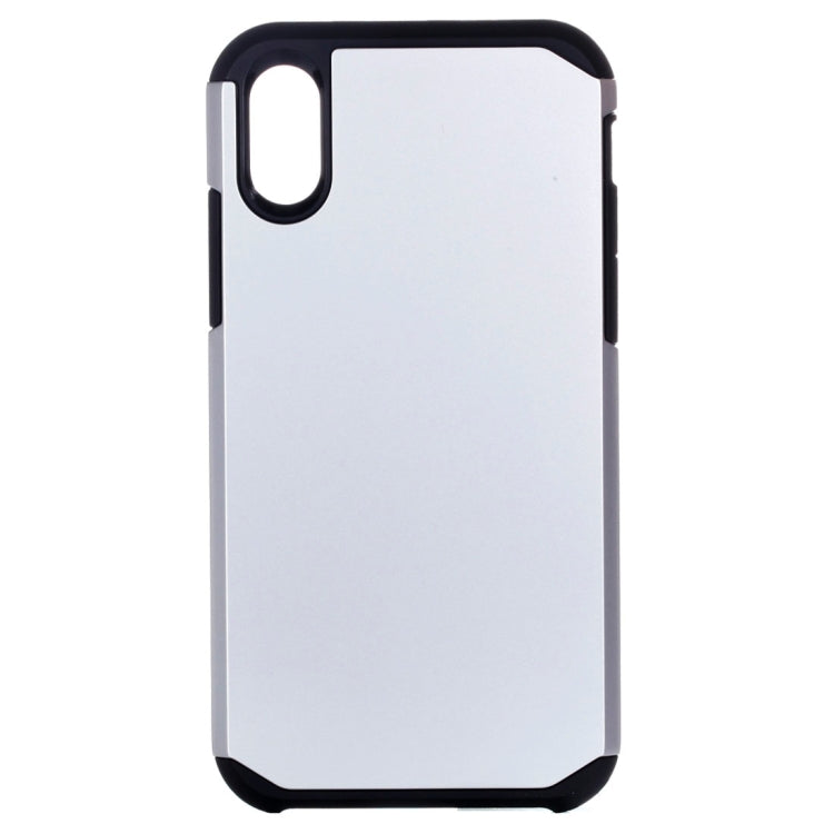 For iPhone X / XS PC + TPU Rugged Armor Combination Protective Back Cover Case