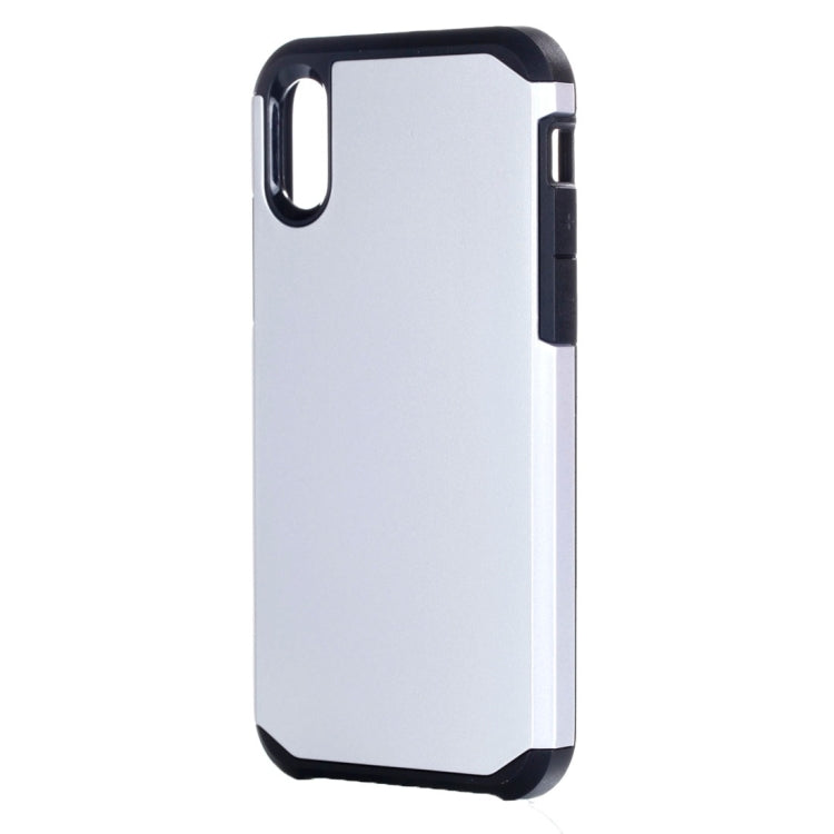 For iPhone X / XS PC + TPU Rugged Armor Combination Protective Back Cover Case