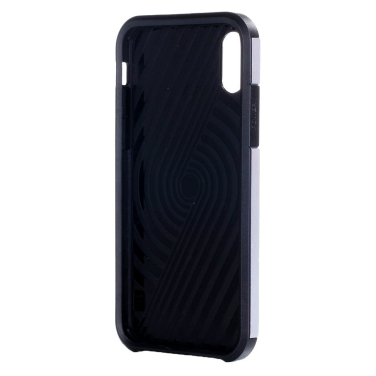 For iPhone X / XS PC + TPU Rugged Armor Combination Protective Back Cover Case