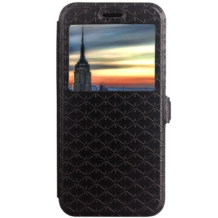 For iPhone X / XS Argyles Texture Horizontal Flip Leather Case with Holder & Card Slots & Call Display ID