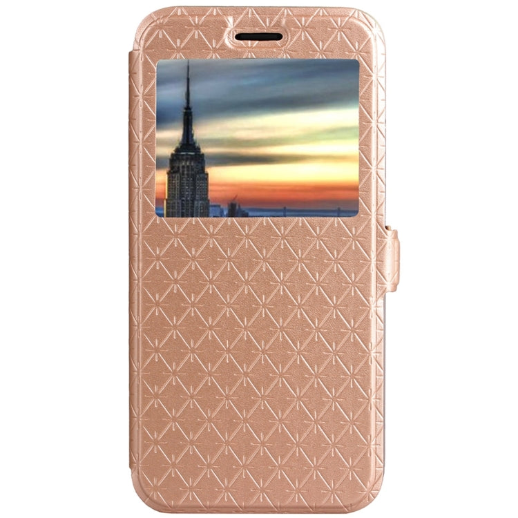 For iPhone X / XS Argyles Texture Horizontal Flip Leather Case with Holder & Card Slots & Call Display ID